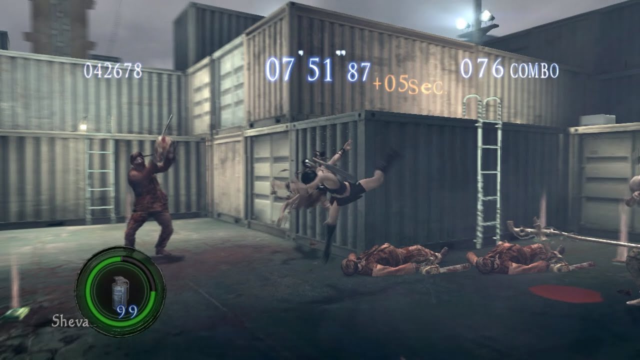 PS3 Resident Evil 5 / Mod No Mercy / Super Sheva Gotica