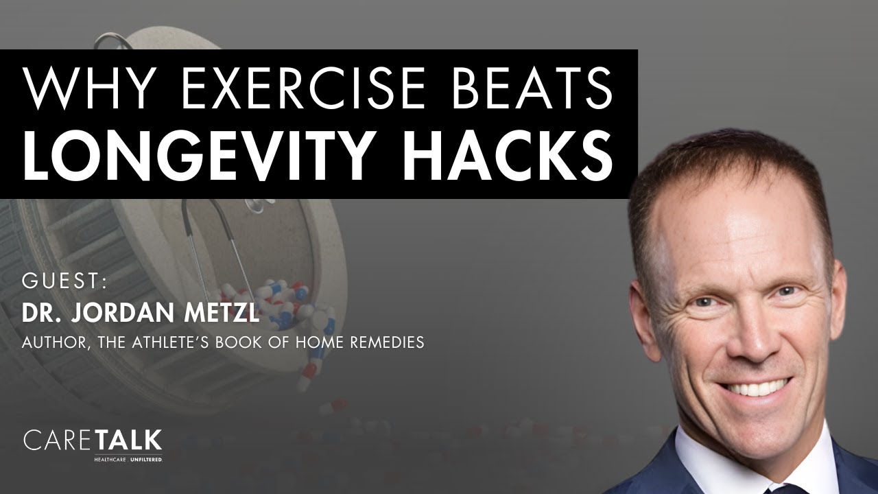 Why Exercise Beats Longevity Hacks w/ Dr. Jordan Metzl, Author, The Athlete's Book of Home Remedies