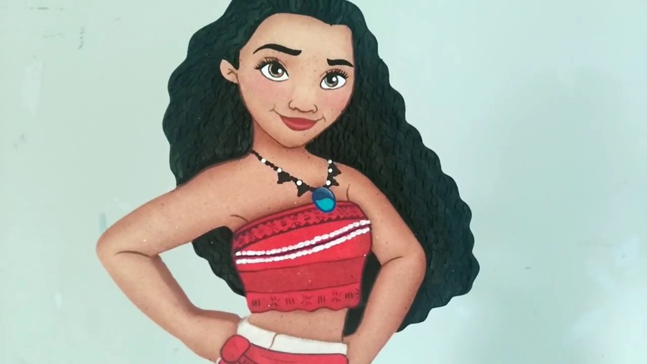 Como hacer a moana en foam, icopor , anime