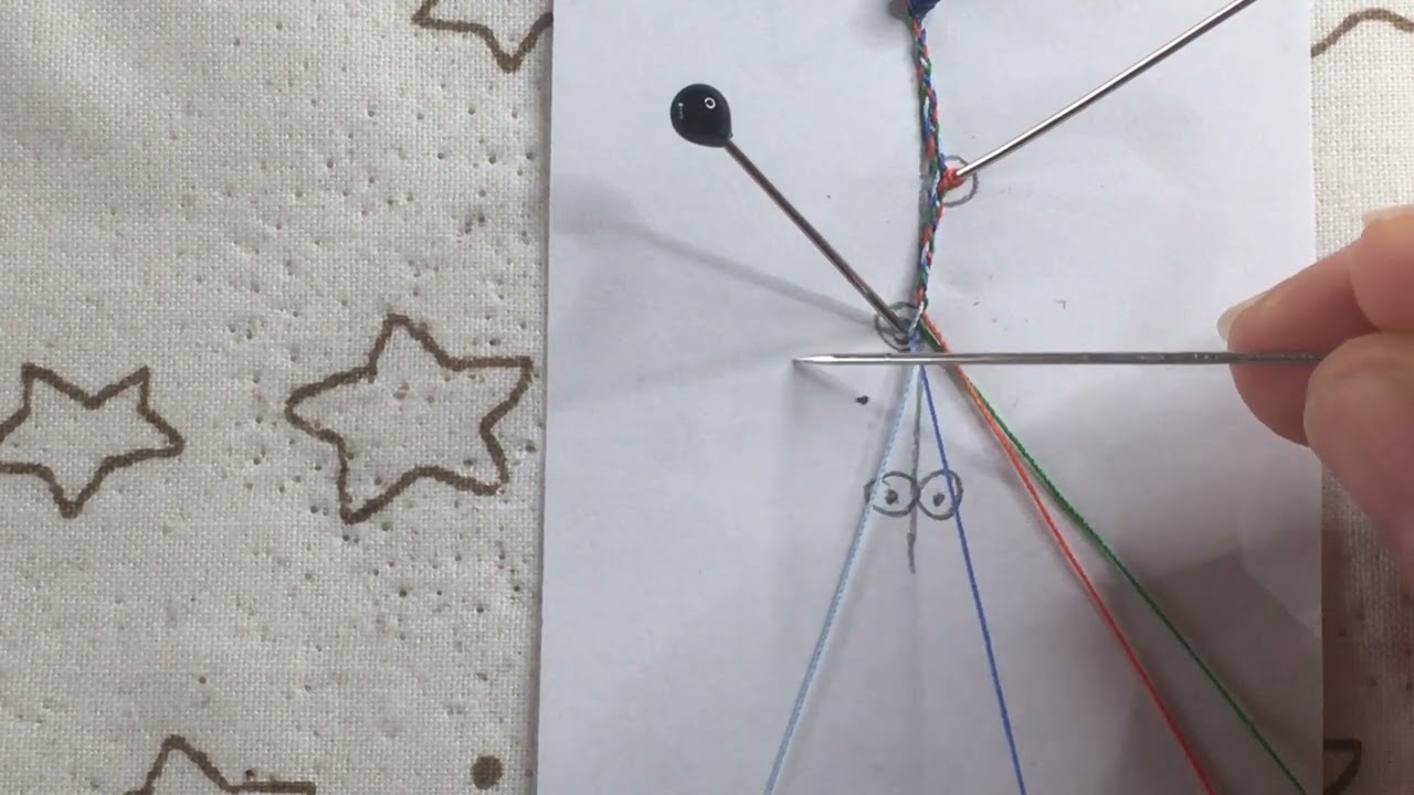 Le pointon noué: comment le mettre joliment en place?