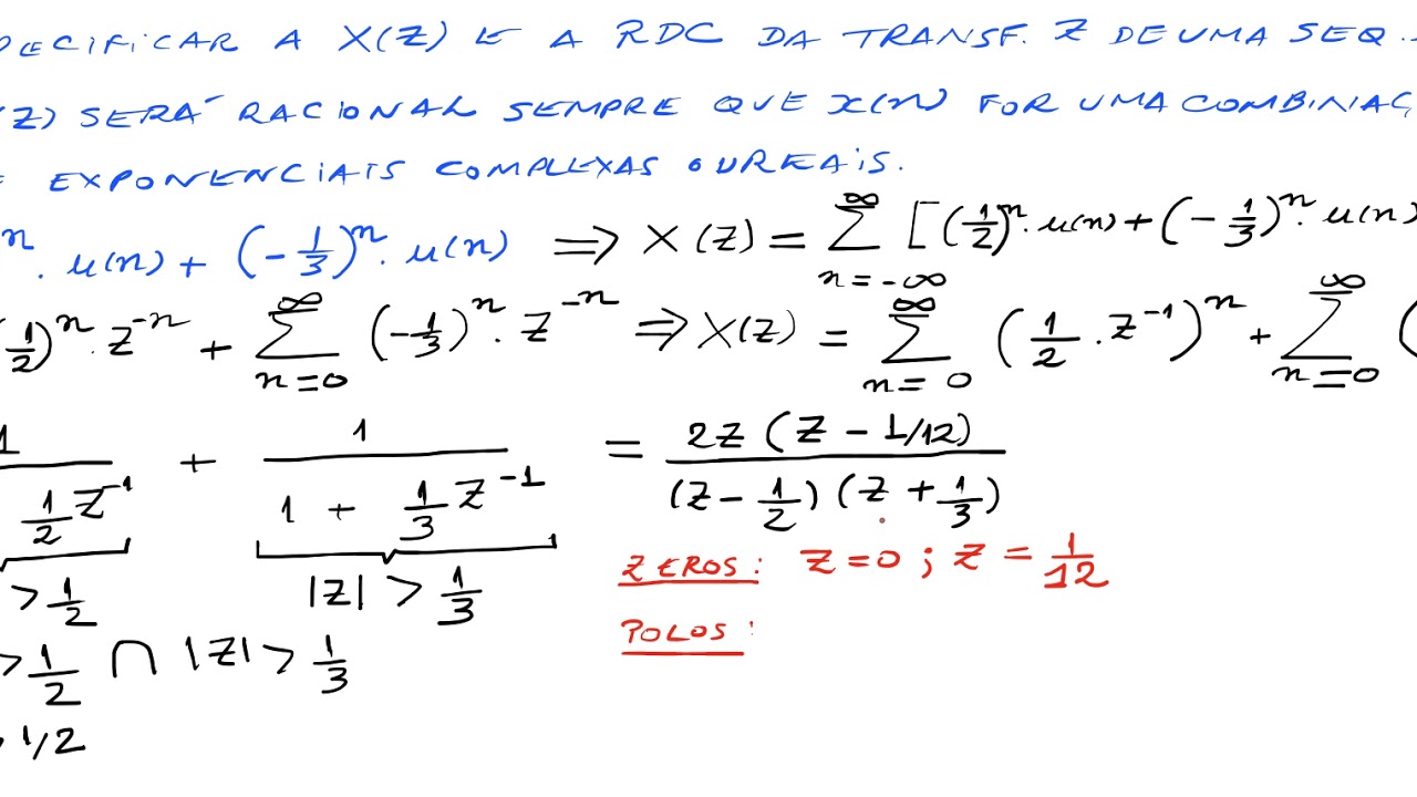 Transformada z - videoaula 3