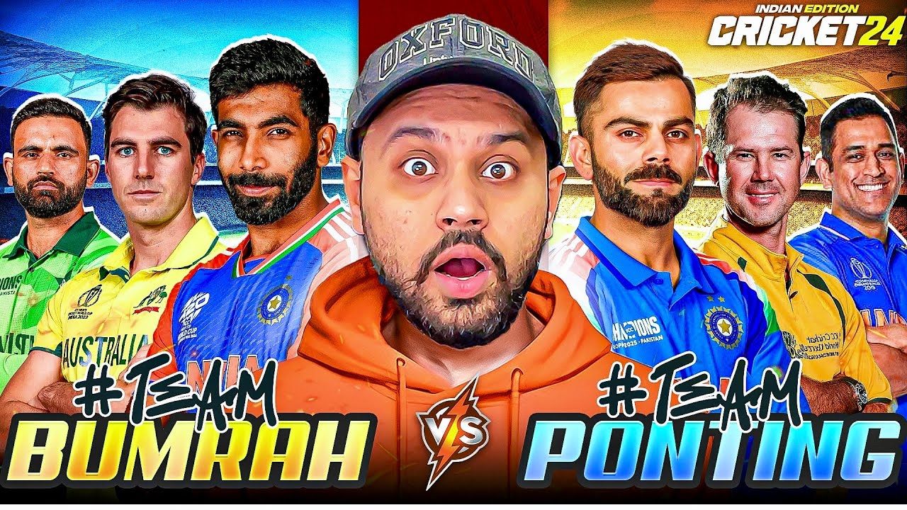 VIRAT 🆚 BUMRAH - Champions Trophy 2025 🏆 Injured XI vs All-Time Best XI - Cricket 24