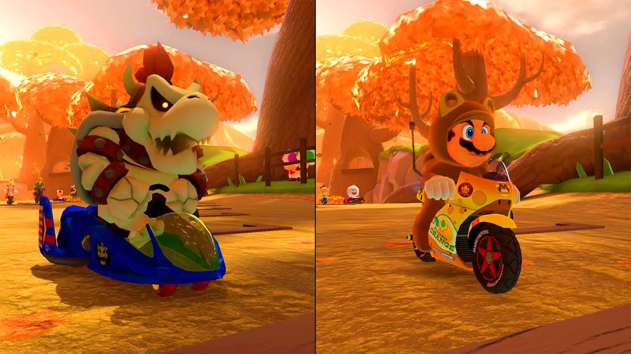 Mario Kart 8 Deluxe - NEW DLC Rock Cup (2 Player)