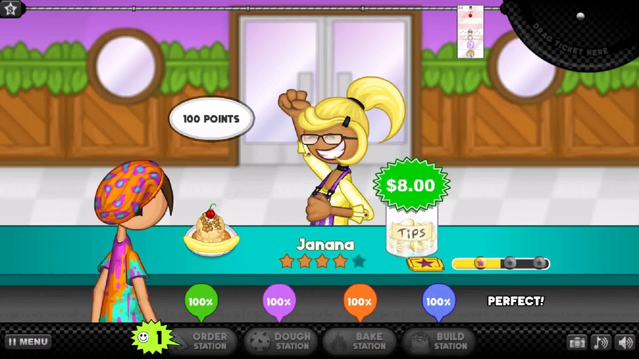 Papa's Scooperia HD Episode 1: Holi (Perfect Day)