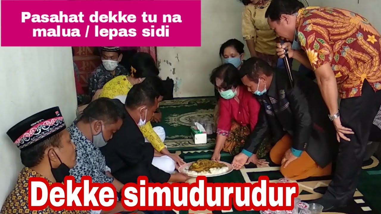 Acara adat Batak - Malua - Lepas sidi