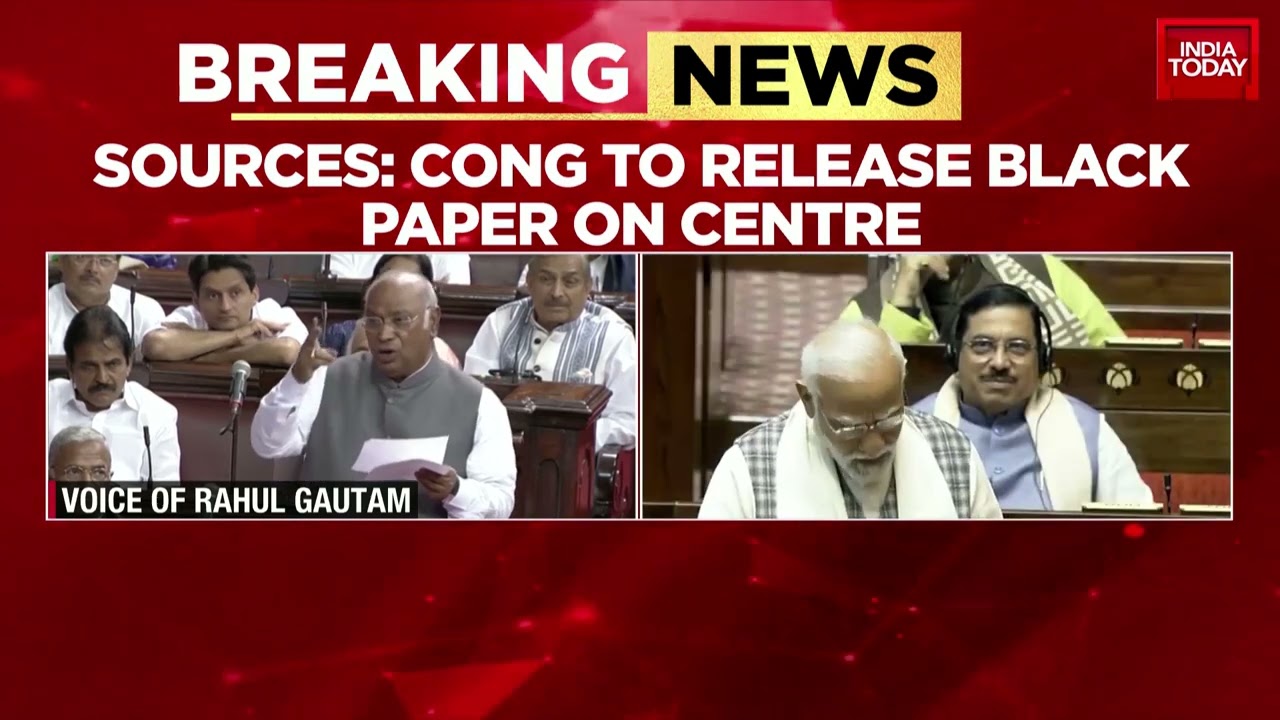 Big Parliament Showdown: Black Paper Vs White Paper In Parliament | Congress Lashes On Modi Govt