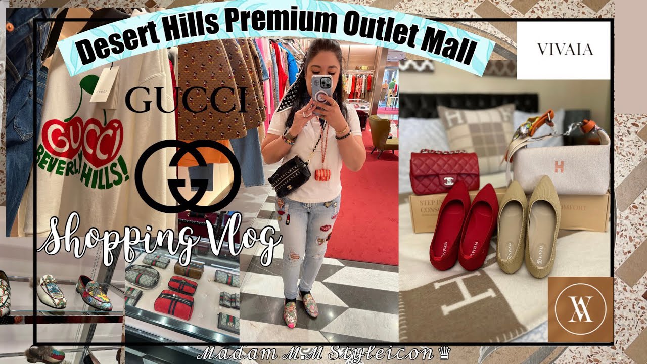 GUCCI & BALENCIAGA DESERT HILLS PREMIUM OUTLET MALL SHOPPING VLOG& VIVAIA CLASSIC VS VIBRANT ARIA 5°