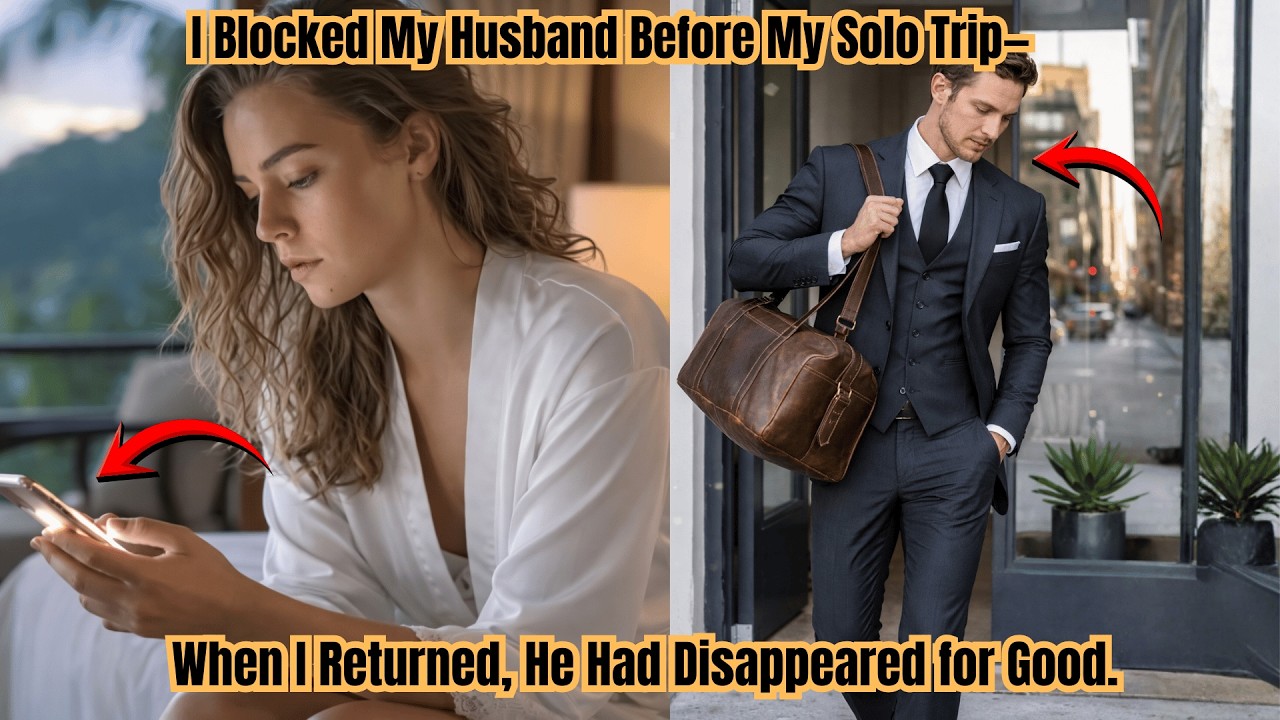 I Blocked My Husband Before My Solo Trip—When I Returned, He Had Disappeared for Good.