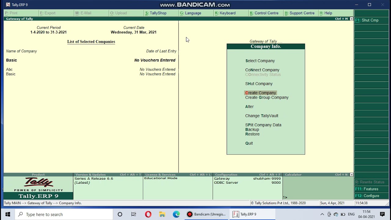 how to telly erp 9 basic tutorial (@TallyTutorial @TallyERP9Latest #basictallycourse #tallyerp9 2022