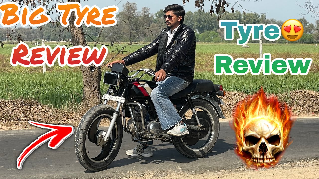 Hero🔥Honda Cd😍100 Big🛞Tyre😱Review !! Cd🌟100 ss🧑‍🔧Fit😨Big Tyre