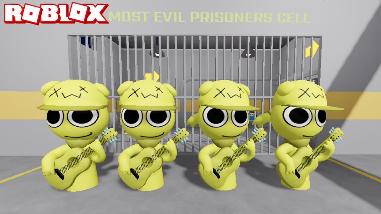 Sprunki Mard Played Mard Sprunki Prison Run Obby in ROBLOX | Incredibox Sprunki