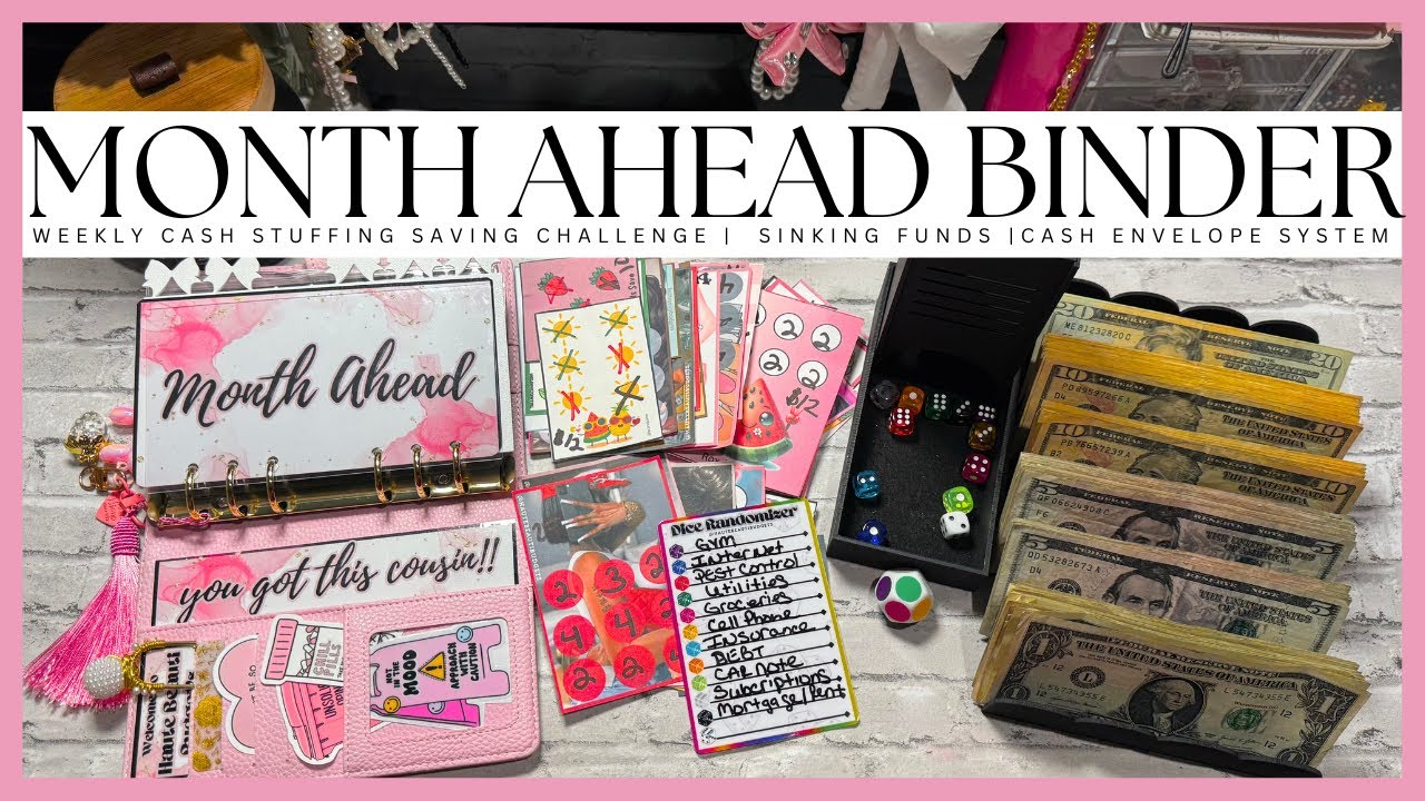 HOW TO GET A MONTH AHEAD | RANDOMIZER METHOD | SNOWBALL METHOD | MONTH AHEAD JOURNEY | CASH STUFFING