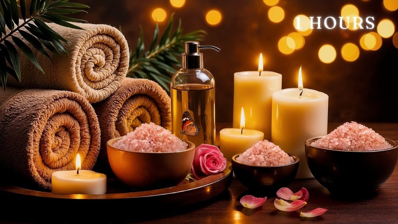 1 Hour of Peaceful Background Music | Perfect for Spa, Massage & Stress Relief