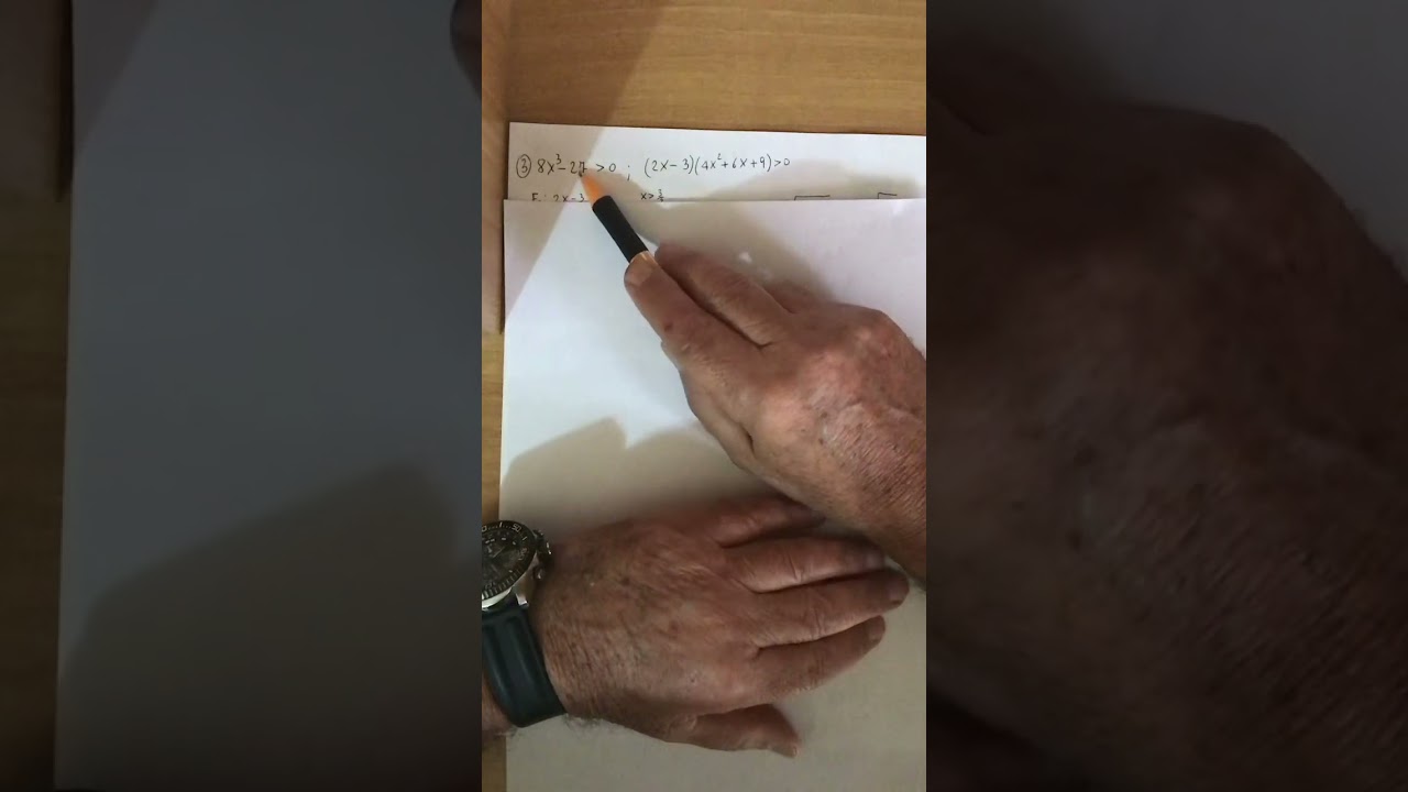 Disequazione di grado superiore al secondo - prof. Filippo Barbata