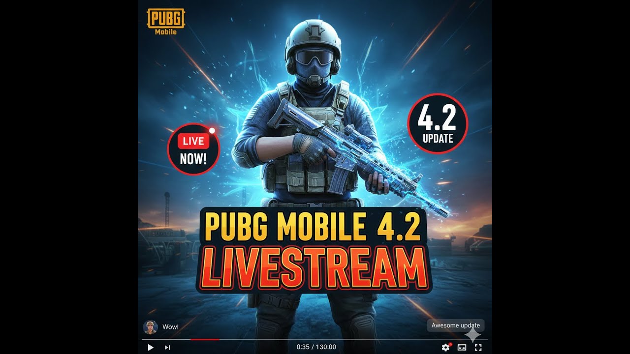 Welcome to the PUBG Mobile 4.2 New Update Live Stream!