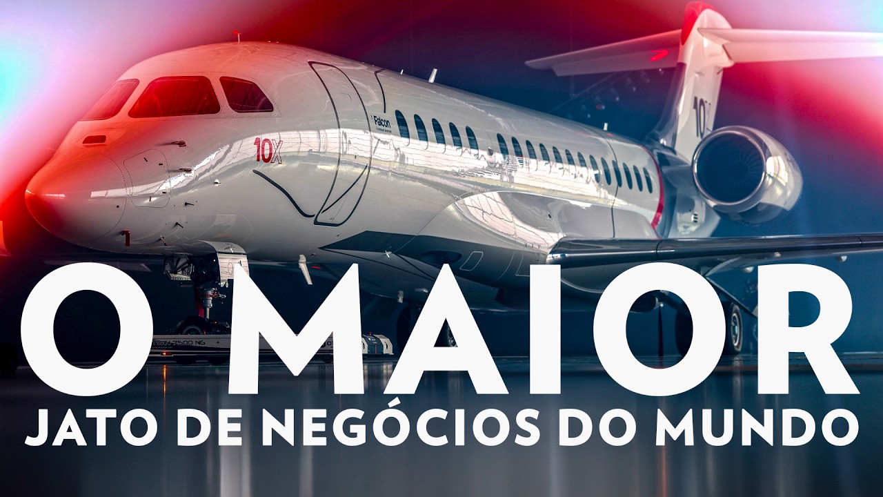 Falcon 10X: o jato executivo que parece uma mansão