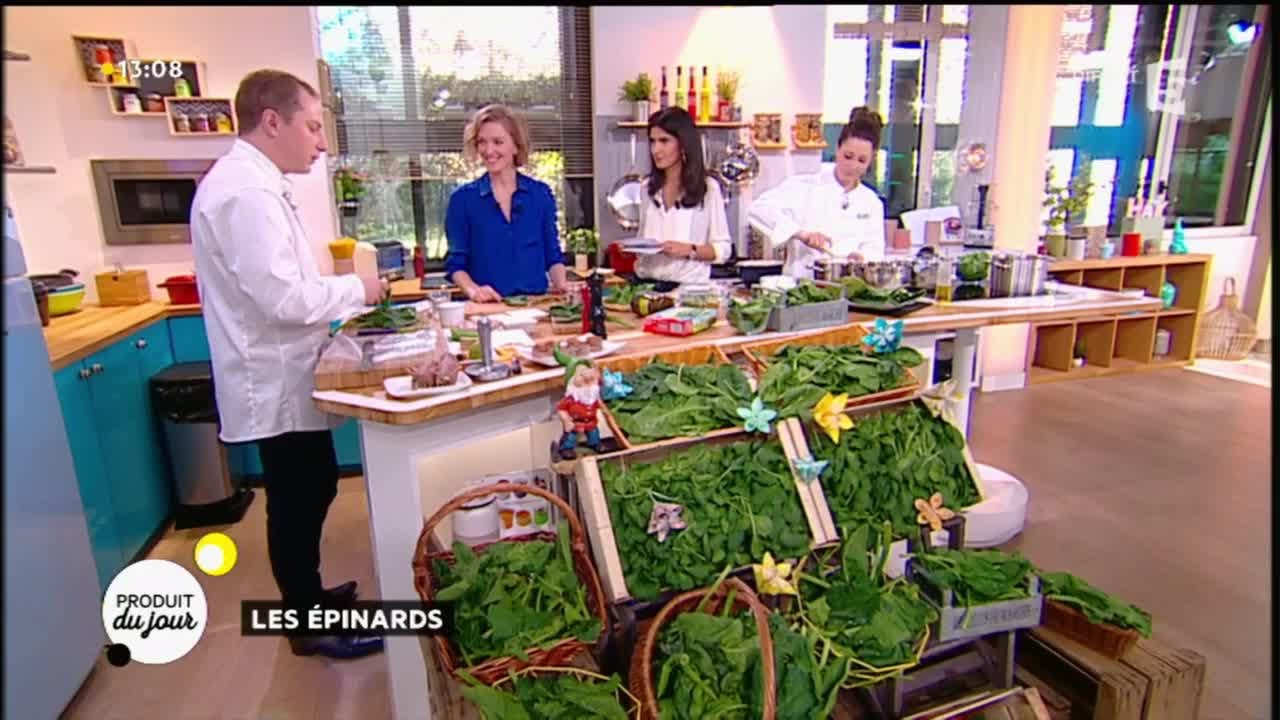 Notre produit du jour : les épinards
