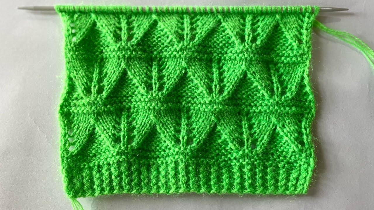 Knitting design 🌈💚for ladies sweater 🌈💚