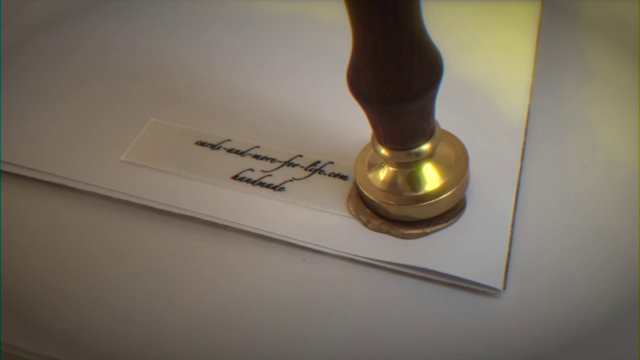 Webclip, Cards and more for life, Wachssiegel, handgemachte Karten