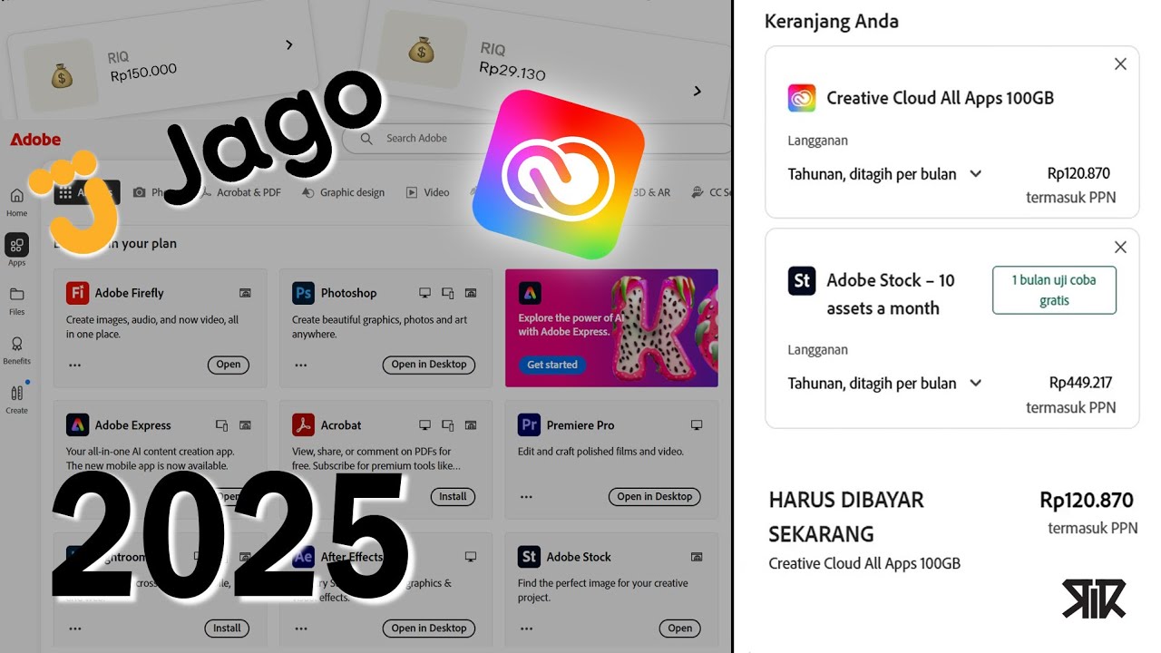 Cara download dan install adobe creative cloud original 2025