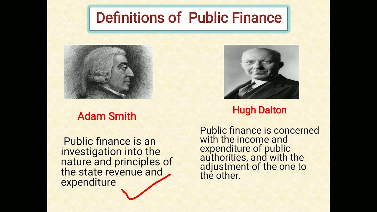 Nature and Scope of Public Finance
