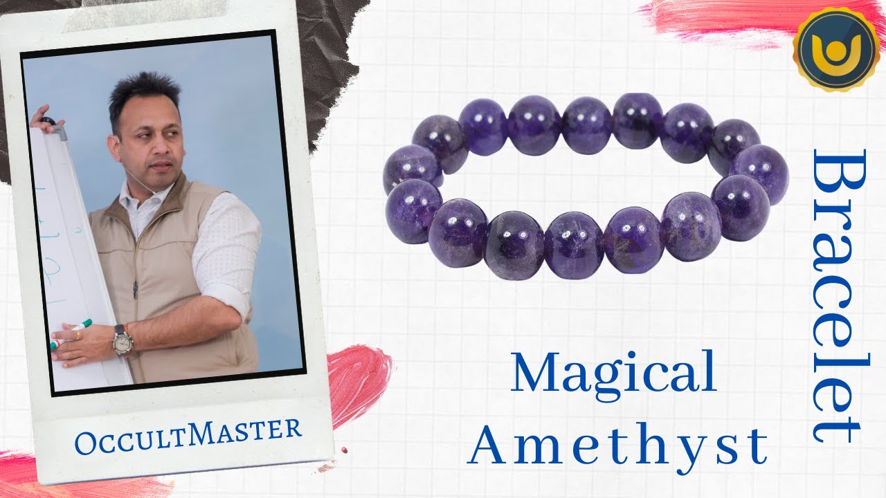 🔴 LIVE VIDEO - ऐमेथिस्ट का ब्रेसलेट क्यों पहने ? Amethyst Bracelet Benefits and How to wear ?