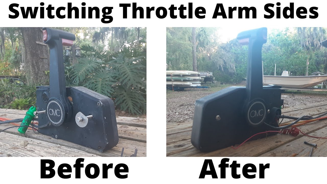 Reversing the Throttle Handle and Kill Switch on a OMC Control Box