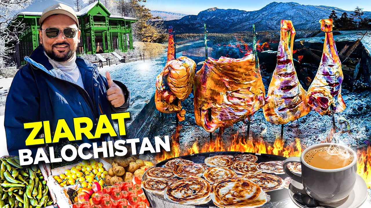 Balochi Sajji Making at Ziarat, Quaid e Azam Residency Tour & Quetta Street Food Pakistan
