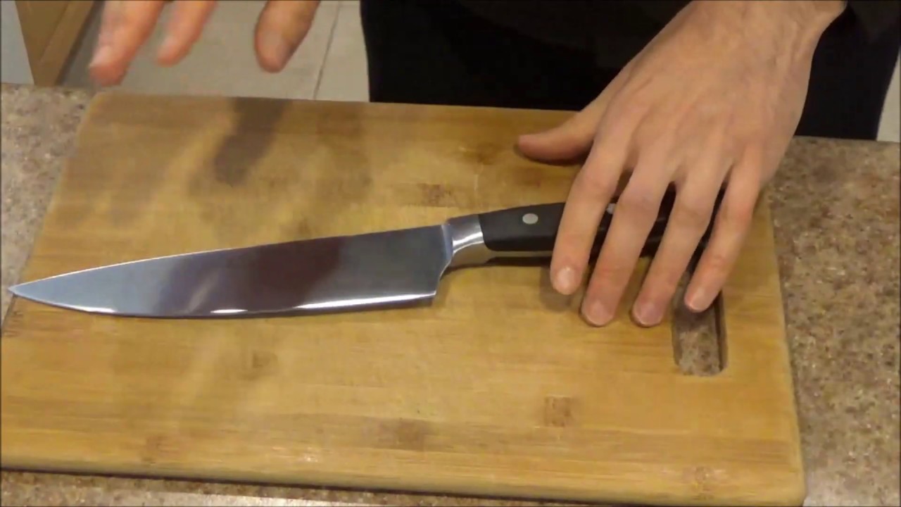 Winco Acero KFP-85 Half-Bolster Chef Knife
