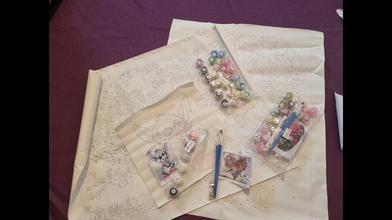 Malen nach Zahlen / Unboxing / artcreatlove.com / #artcreatlove