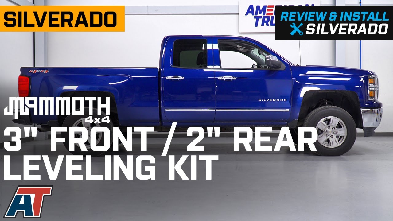 2007-2018 SIlverado 1500 Mammoth 3-Inch Front / 2-Inch Rear Leveling Kit Review & Install