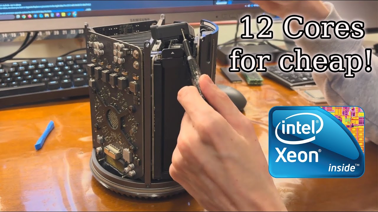 Модернизация Mac Pro 2013 года до 12-ядерного процессора Xeon.
