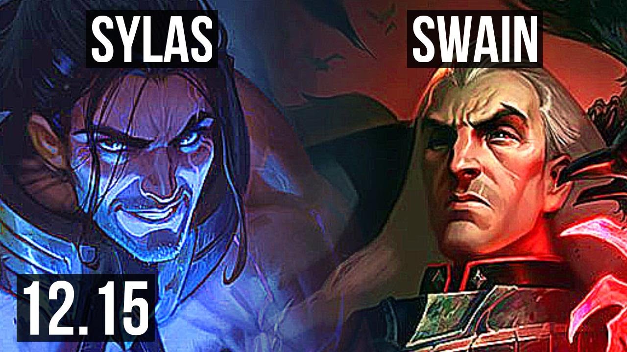 SYLAS vs SWAIN (MID) | Rank 5 Sylas, 66% winrate, Godlike, 9/4/13, Rank 16 | EUW Challenger | 12.15