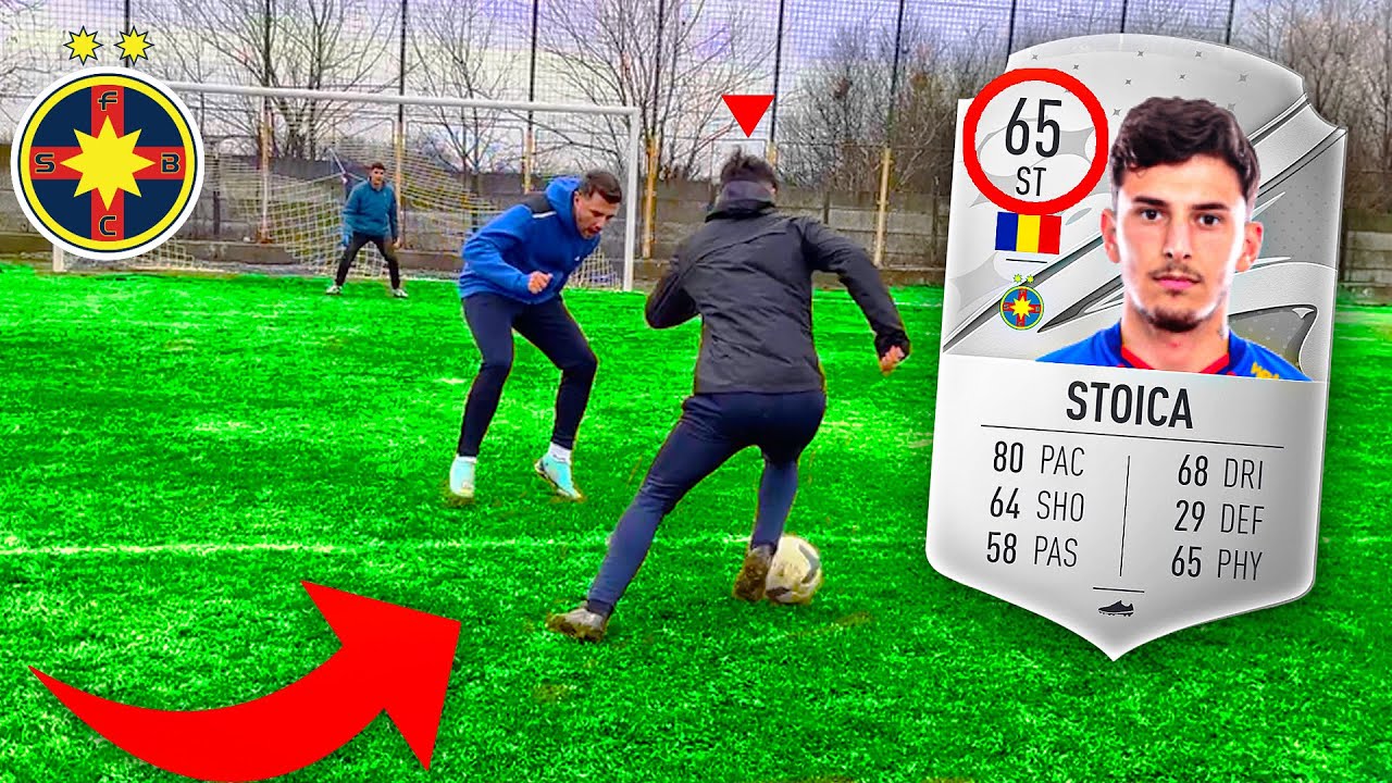 CÂT DE BUN ESTE UN JUCĂTOR DE 65 RATING DE LA FCSB ÎN VIAȚA REALĂ!!