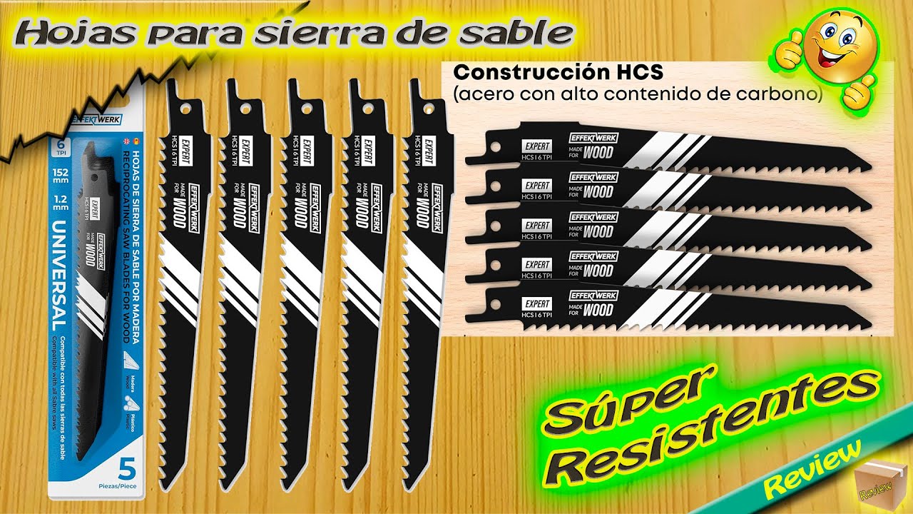Hojas para sierra de sable