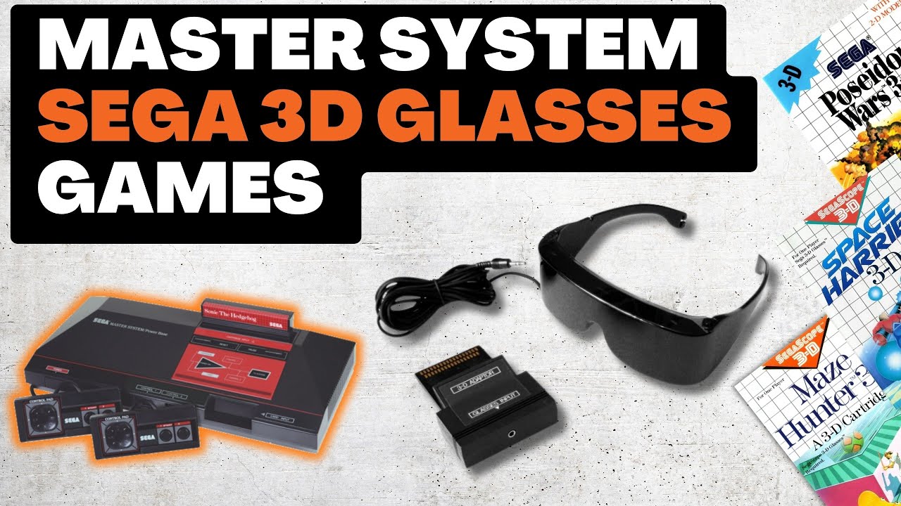 3D MASTER SYSTEM GAMES! Play them with Sega 3D Glasses