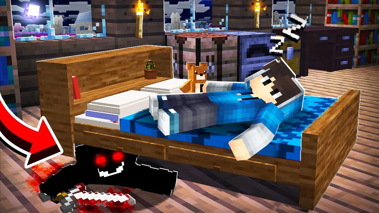 MOJE NEJHORŠÍ NOC V MINECRAFTU... (Strašidelný Dům)