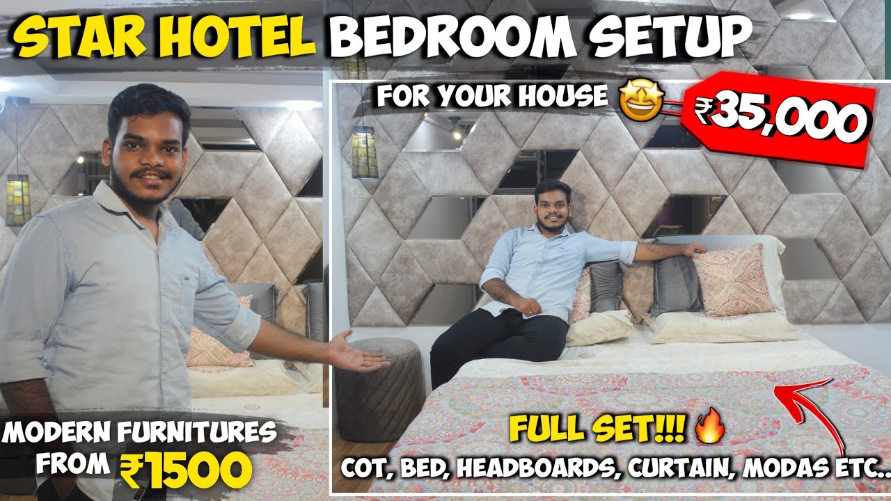 Modern Furnitures, Interior at Low Price in Chennai 🔥| Hotel Bedroom Setup - just ₹35,000 | Abified