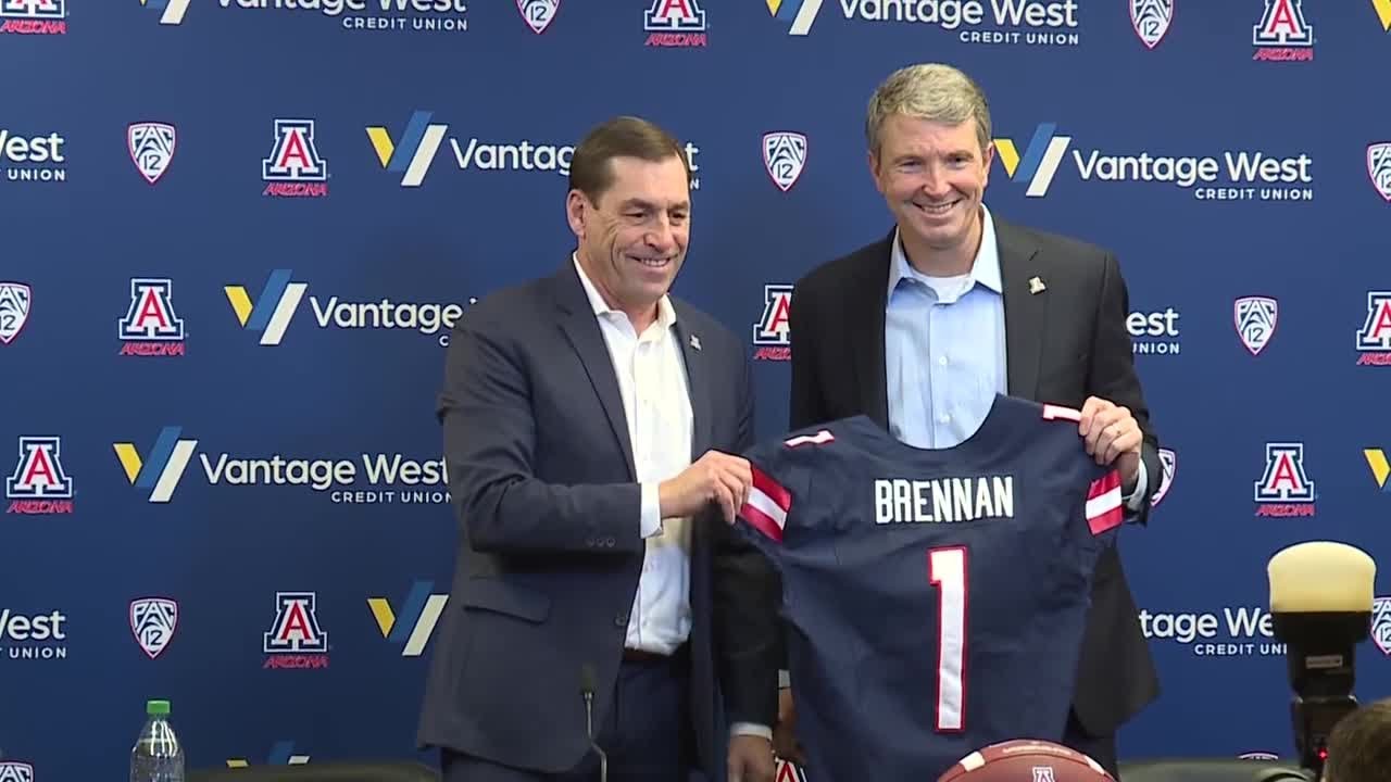 New Arizona Football HC Brent Brennan meets with media
