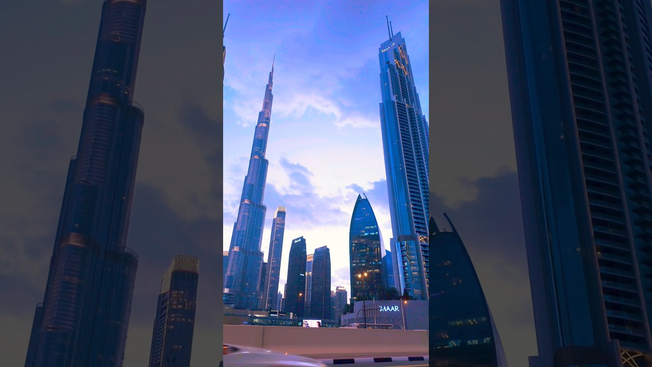 Пешеходный маршрут до Бурдж-Халифы | Dubai Mall и Даунтаун 4K ☁️✨ 