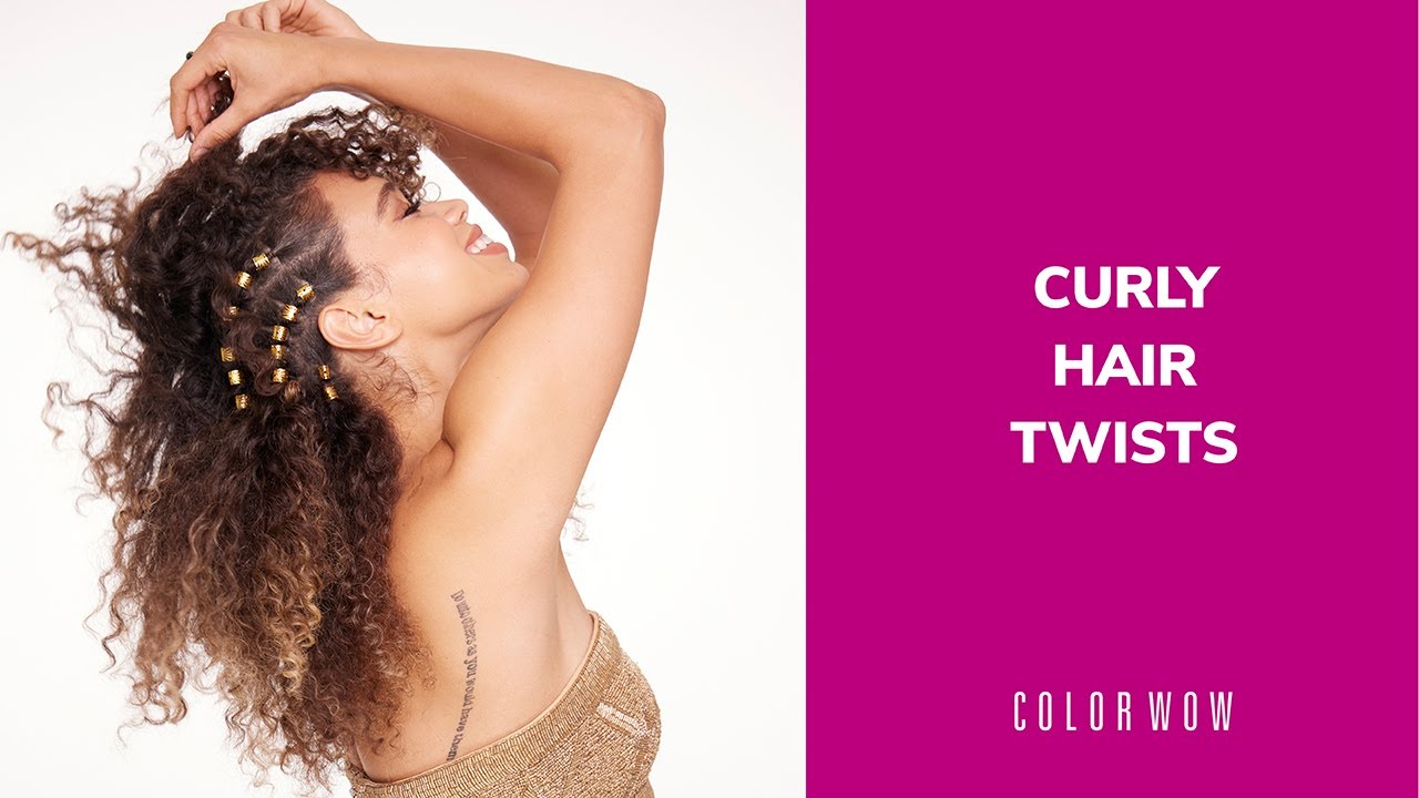Holiday Hair Inspo: Curly Hair Twists