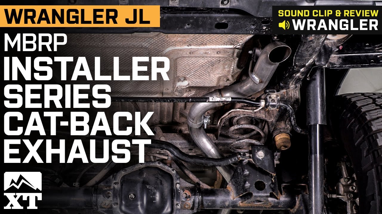 Jeep Wrangler JL MBRP Installer Series Cat-Back Exhaust Sound Clip & Review