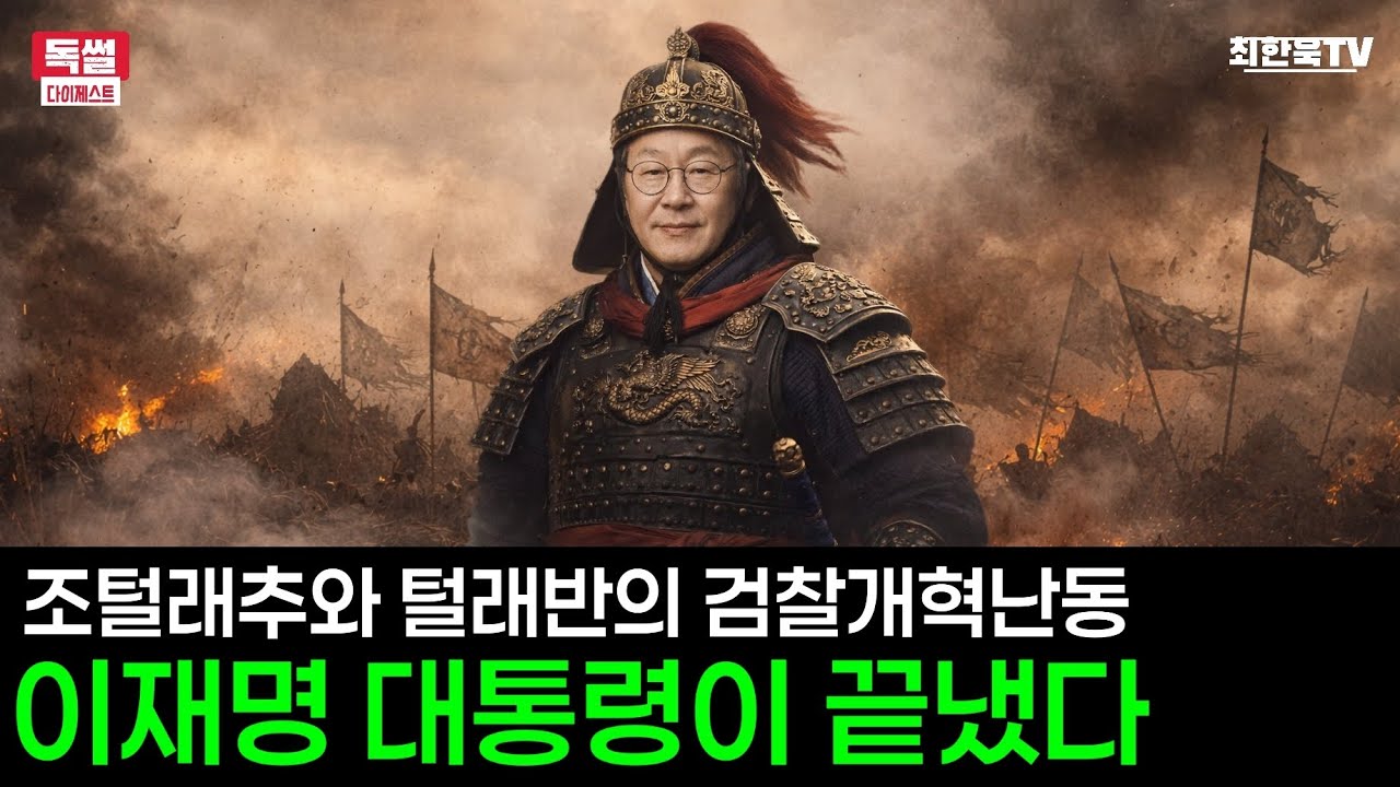 조털래추의 난, 이재명 대통령이 끝냈다