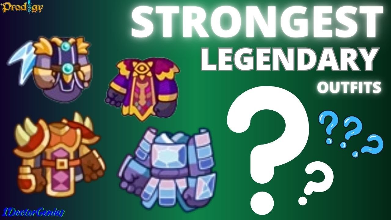 THE STRONGEST LEGENDARY OUTFITS ? Prodigy math Game :1DoctorGenius