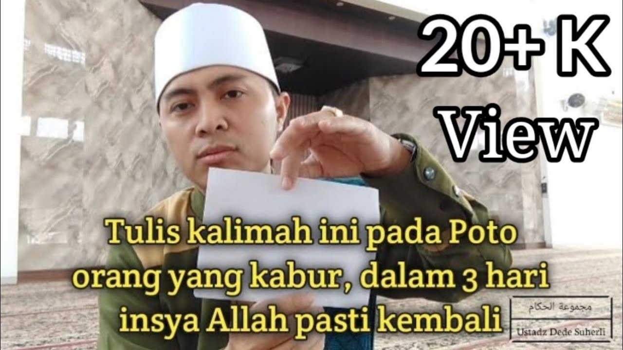 Cara Mudah Memanggil Kembali Orang Yang Kabur dari Rumah Dengan Media Poto