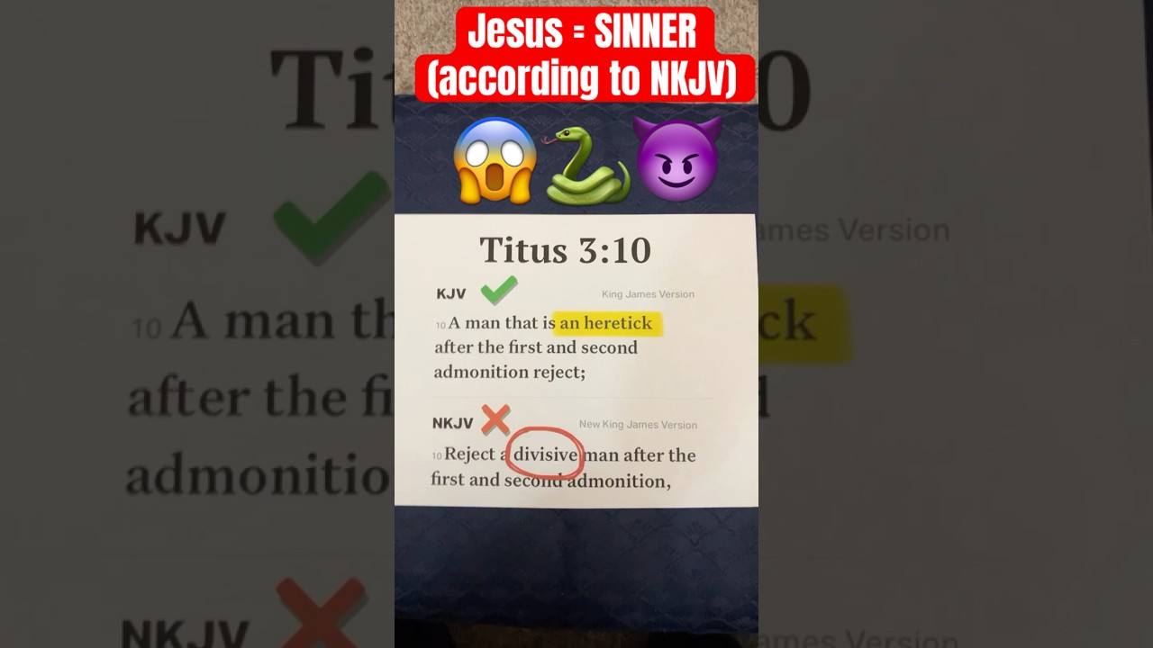 #nkjv &ne; #kingjamesbible #jesuschrist #christiandoctrine