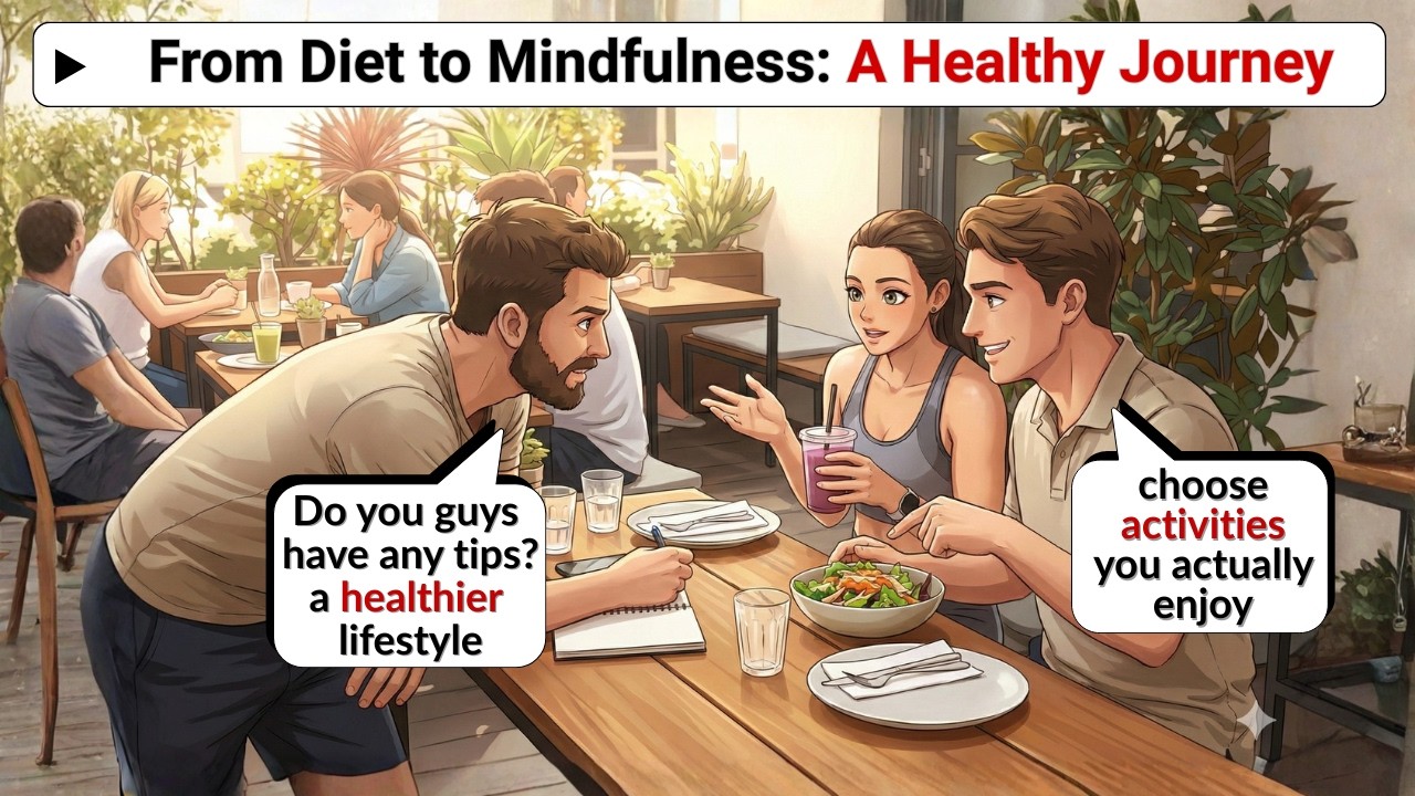 От диеты к осознанности: путь к здоровью | Беседа для обучения #englishconversation
