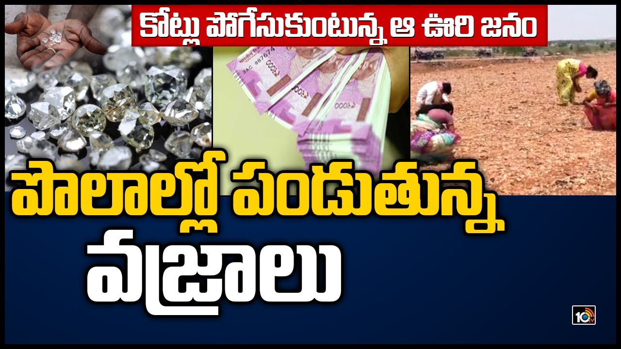 పొలాల్లో పండుతున్న వజ్రాలు.. కోట్లు పోగేసుకుంటున్న ఆ ఊరి జనం |  Diamonds in Fields | 10TV News