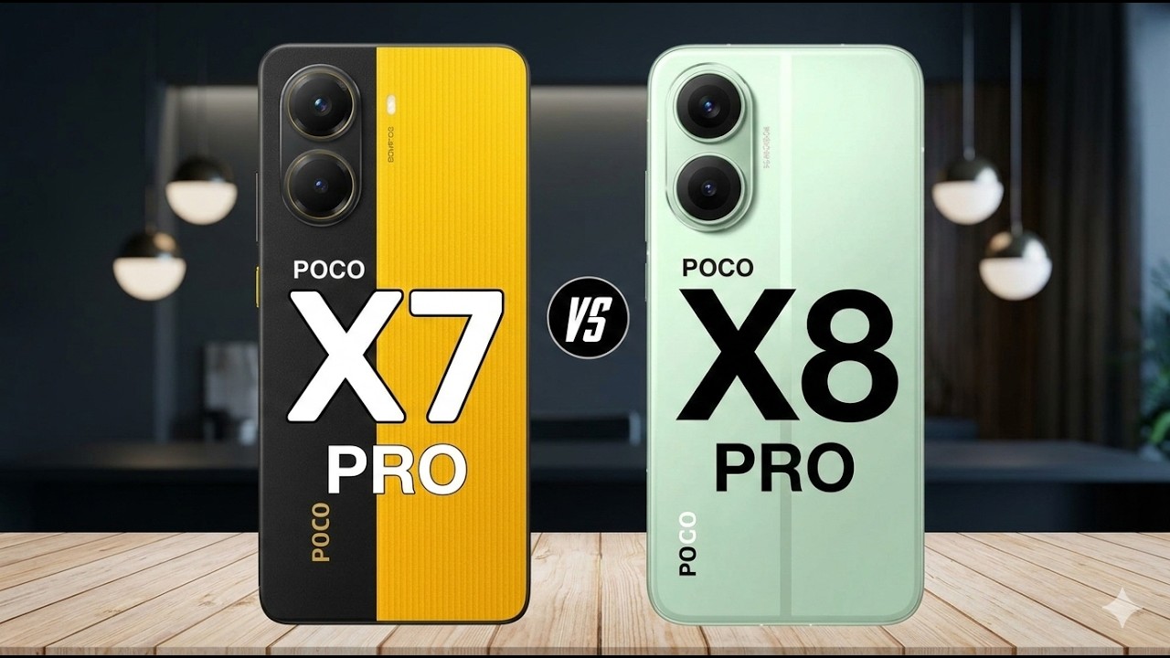 POCO X7 Pro vs POCO X8 Pro – Full Comparison | Design, Display, Performance, Camera & Battery