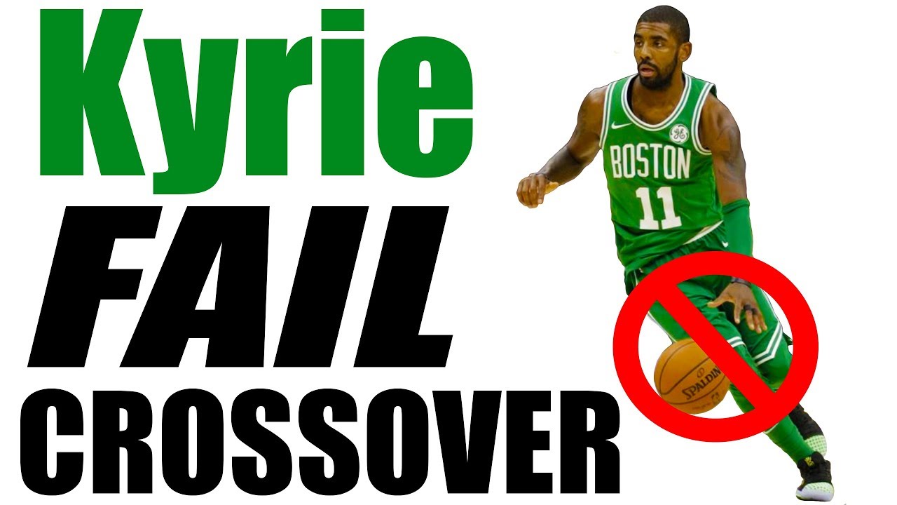 Kyrie Irving FAIL CROSSOVER! Basketball Crossovers Tutorial: Moves To BREAK ANKLES